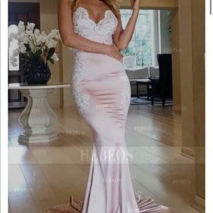 Hebeos.com wedding dress WHITE, Sz 10 NEW